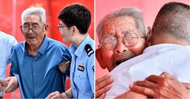 一聲爸爸等了58年，90歲爺爺泣訴火車站弄丟2歲兒花一生尋子，終于在晚年相見父子相擁而泣：跟記憶中一樣
