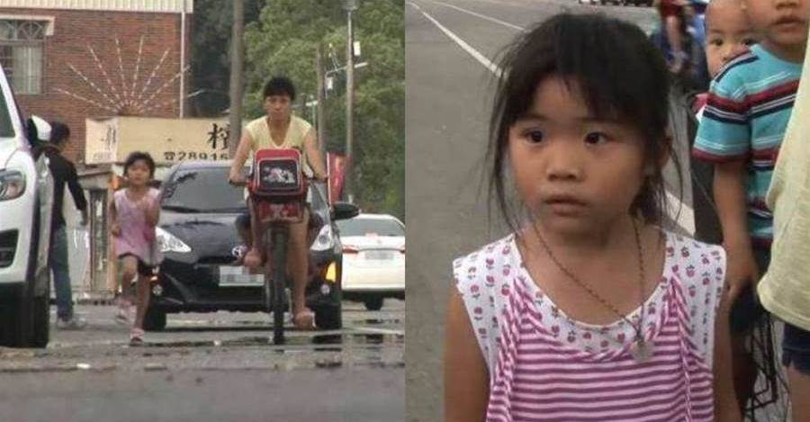 每天跑2公里回家！5歲女孩「超懂事」，將座位讓給2個弟弟，自己跟著媽媽跑步回「從不喊累」，鄰居：真的很乖！